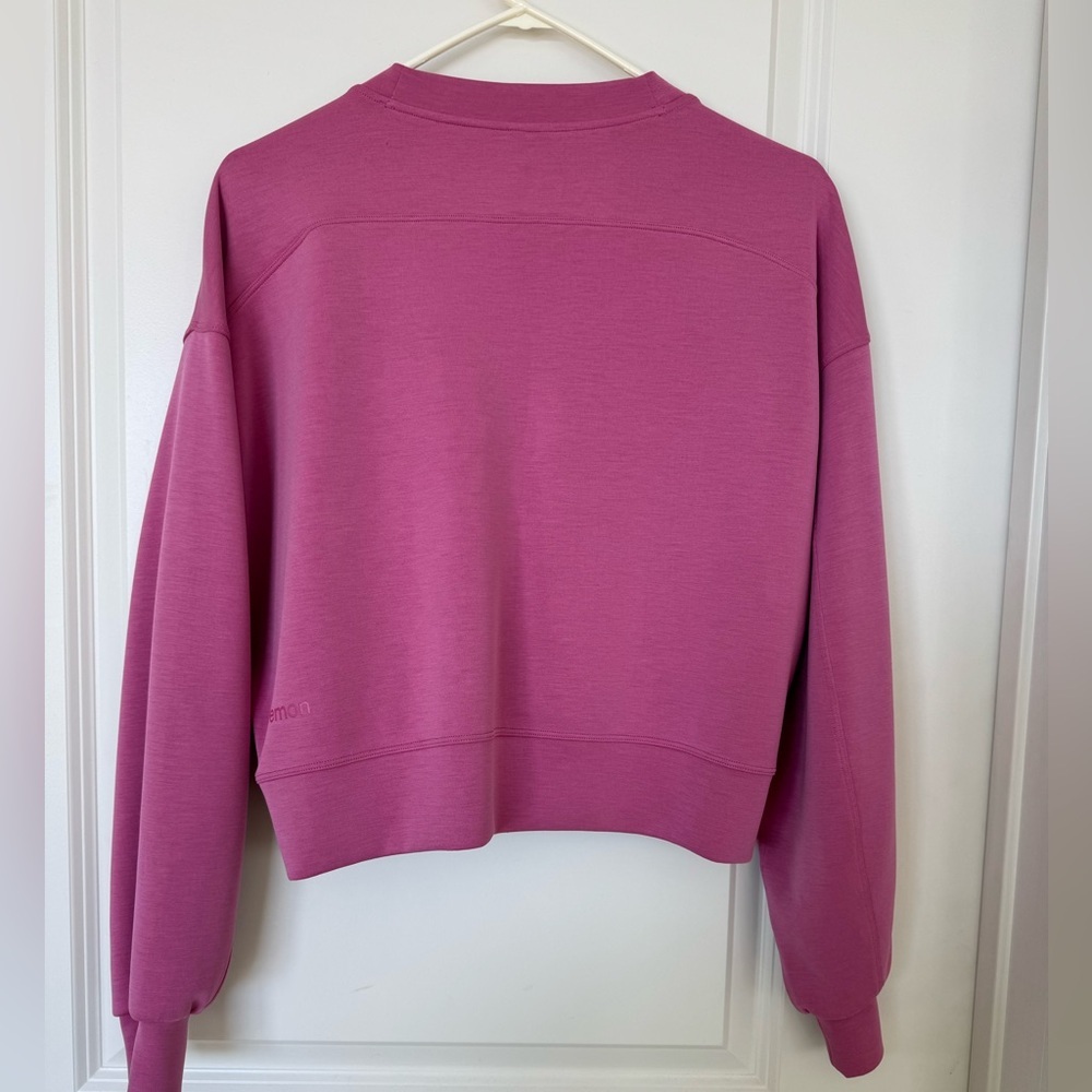 Lululemon Perfectly Oversized Cropped Crew *Softstreme - Picture 3 of 4